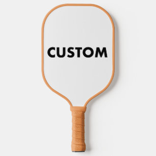 Custom Personalized TAN BROWN Handle & Trim Pickleball Paddle
