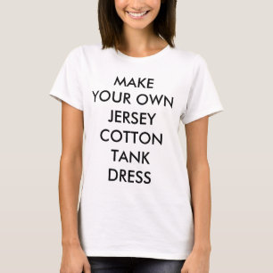 Custom Personalized Tank Dress Blank Template