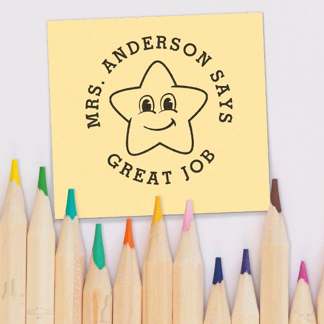 Custom Personalized Teacher Gift   Self-inking Stamp (Creator Uploaded)