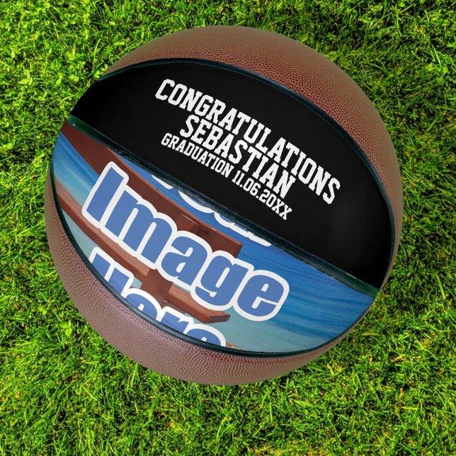 Custom Personalized Text and Photo Gift Idea Basketball (Creator Uploaded)