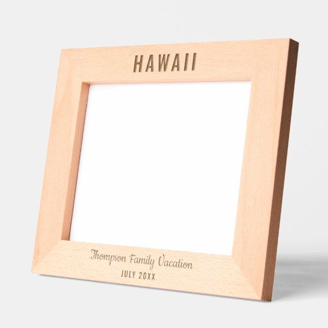 Custom Personalized Text Engraved Picture Etched Frames (Left)