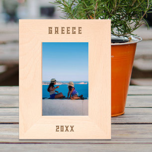 Custom Personalized Text Engraved Vacation Picture Etched Frames