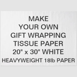 Custom Personalized Thick Tissue Wrapping Paper