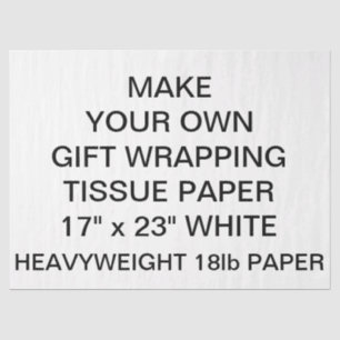 Custom Personalized Thick Tissue Wrapping Paper
