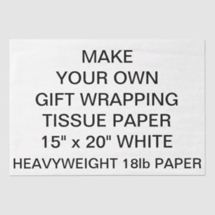 Custom Personalized Thick Tissue Wrapping Paper