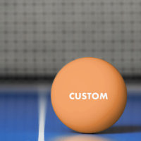 Custom Personalized THREE STAR ORANGE Table Tennis