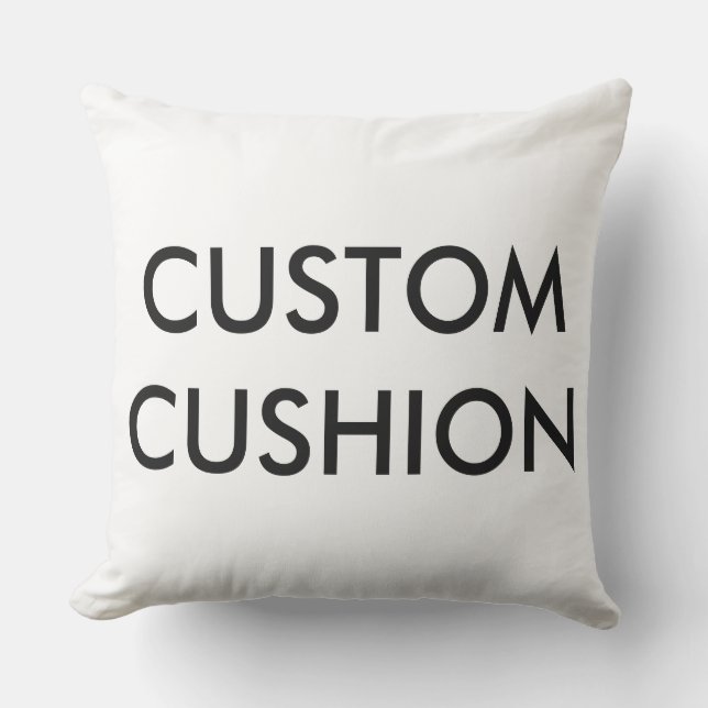 Custom Personalized Throw Pillow Blank Template (Front)