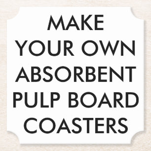 Custom Personalized Ticket Absorbent Coasters