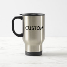Custom Personalized Travel Mug Blank Template