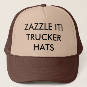 Custom Personalized TRUCKER HAT Blank Template