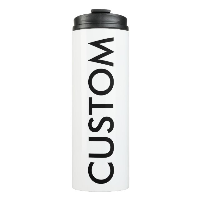 Custom Personalized Vacuum Flask Blank Template Thermal Tumbler (Front)