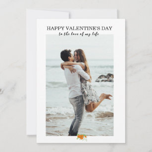 Custom Personalized Valentine's Day Photo Card