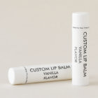Custom Personalized VANILLA Flavour Lip Balm
