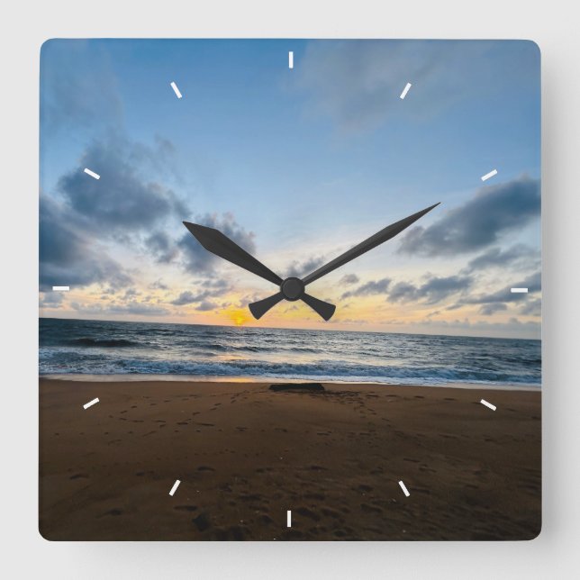 Custom Personalized Wall Clock Add Your Own Photo (Front)