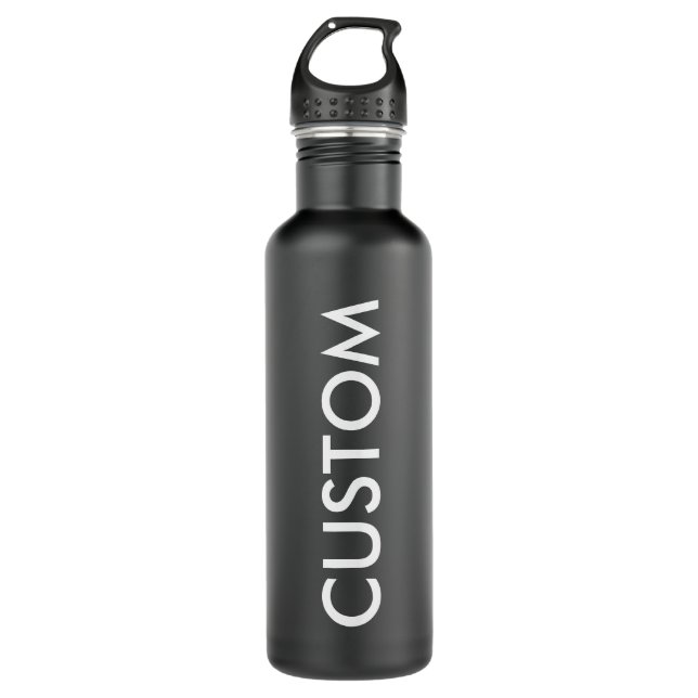 Custom Personalized Water Bottle Blank Template (Front)