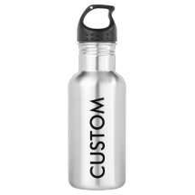 Custom Personalized Water Bottle Blank Template