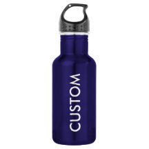 Custom Personalized Water Bottle Blank Template