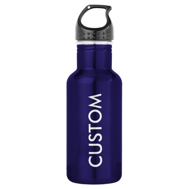Custom Personalized Water Bottle Blank Template (Front)