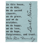 Custom Personalized We Do Family Quote