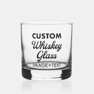 Custom Personalized Whiskey Glass 12oz