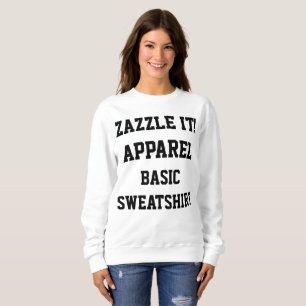 Custom Personalized Womens BASIC SWEATSHIRT