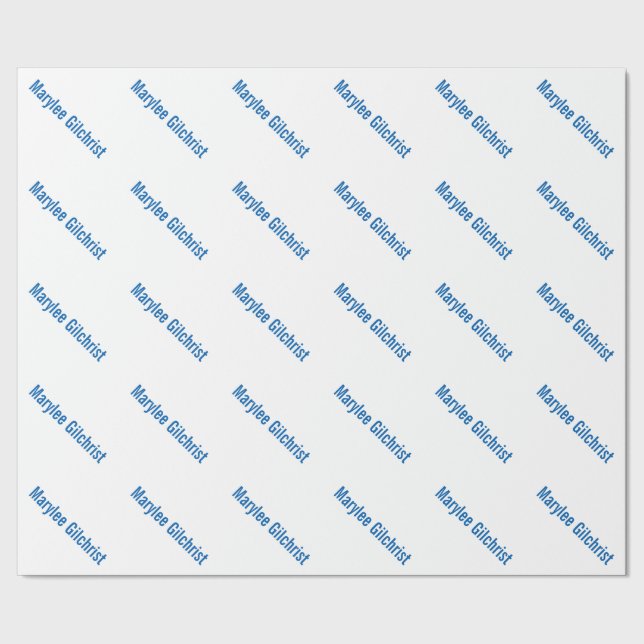 Custom Personalized Wrapping Paper (Seam)