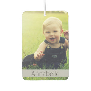 Custom Personalized Your Text Photo Car Air Freshener