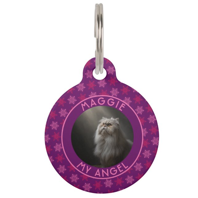 Custom Pet Appreciation Gift Christmas Pattern  Tag (Front)
