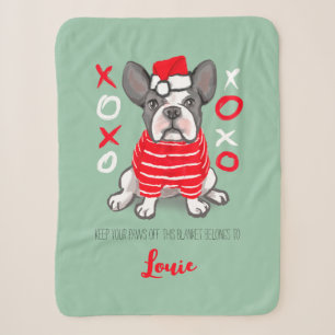 Custom Pet blanket French bulldog gift