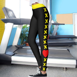 Custom Pet Cat Mom Quote Yellow Pattern Love Black Leggings