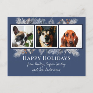 Custom Pet Christmas Postcard