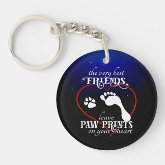 Custom Pet Dog Memorial Photo Keychain
