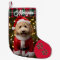 Custom Pet Dog Photo Christmas Stocking