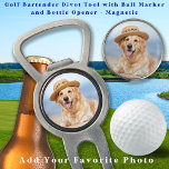 Custom Pet Dog Photo Modern Personalized Divot Tool<br><div class="desc">Surprise your favourite Golfer and Golf Lover with these super cute photo custom golf divot tool and matching golf accessories. Customize these golf ball markers with your favourite pet photo, kids photo or dog photo, perfect for the golf dad or golf mom for fathers day, mothers day, christmas and birthdays!...</div>