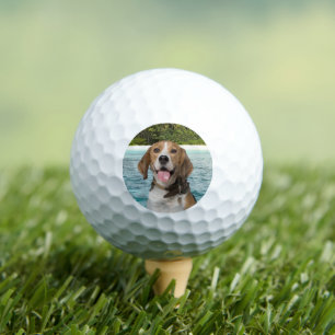 Custom Pet Dog Photo Modern Personalized Golf Ball