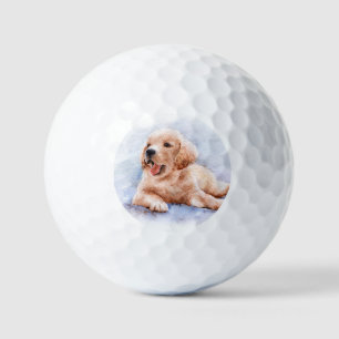 Custom Pet Dog Photo Modern Personalized Golf Balls