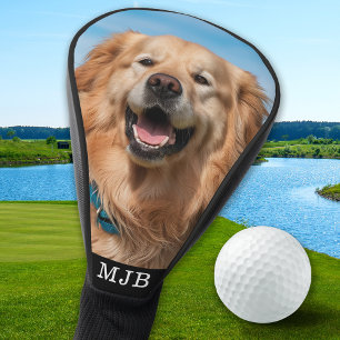 Custom Pet Dog Photo Personalized Monogram Golf Head Cover