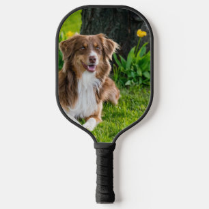 Custom Pet Dog Photo Pickleball Paddle