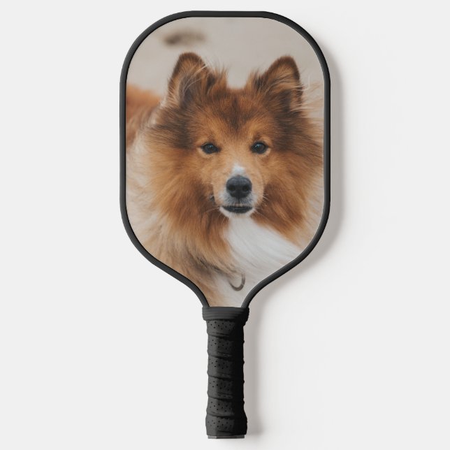 Custom Pet  Dog Photo Pickleball Paddle (Front)