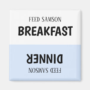 Custom Pet Feeding Tracker Magnet