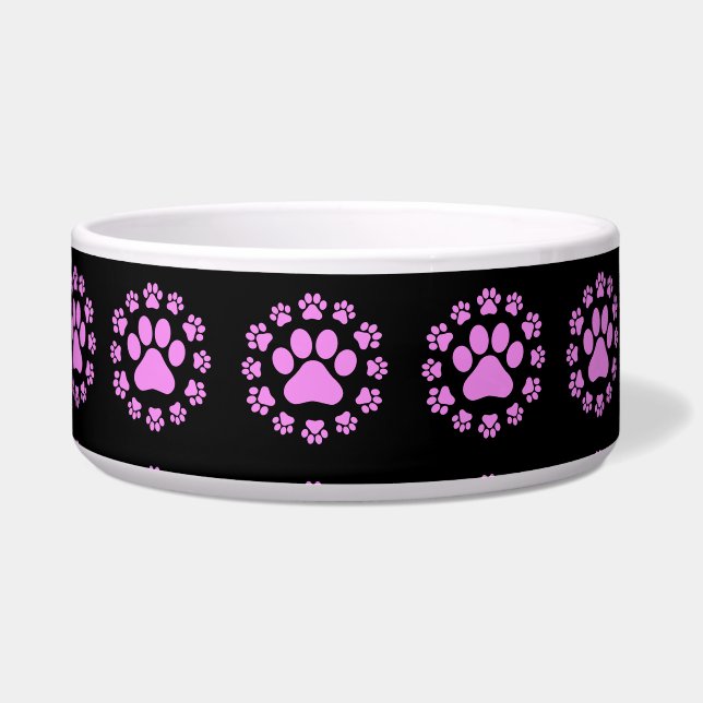 Custom Pet Food Bowl, Personalized Dog Cat Food (Front)