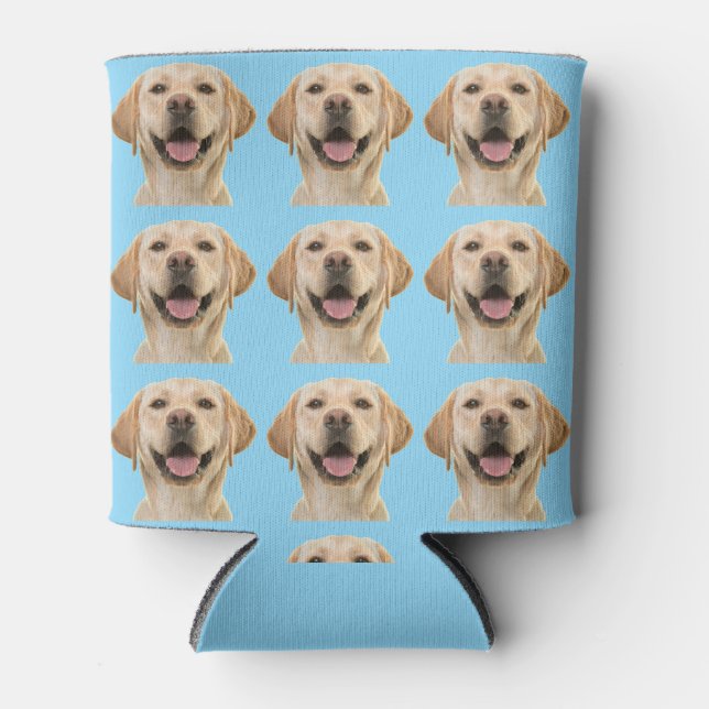 Custom Pet Gift, Personalized Pet Can Cooler, Slim Cooler (Front)