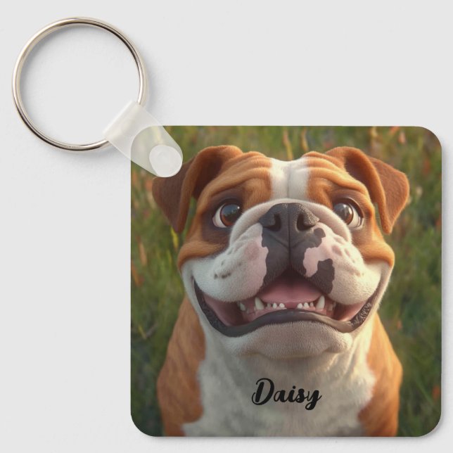 custom pet key chain (Front)