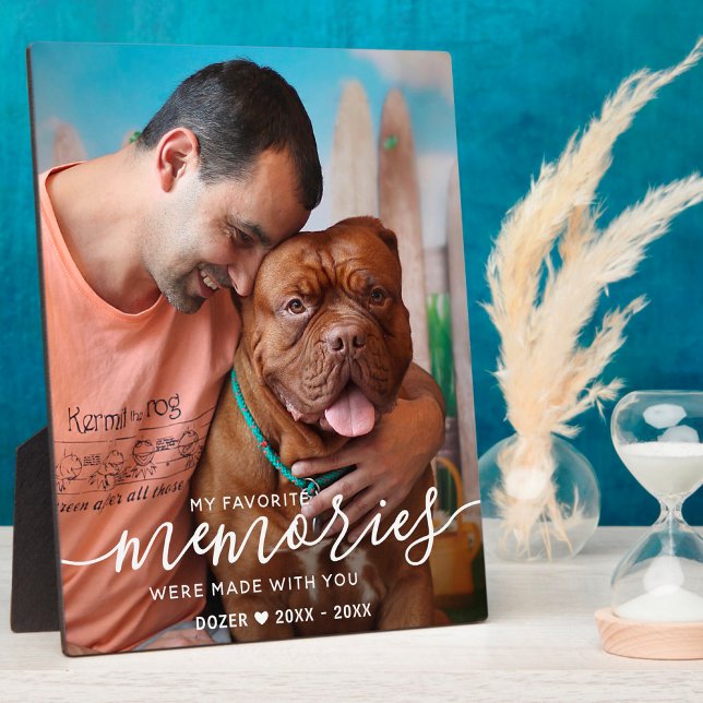 Custom Pet Memorial Personalized Dog Photo Plaque (Creator Uploaded)