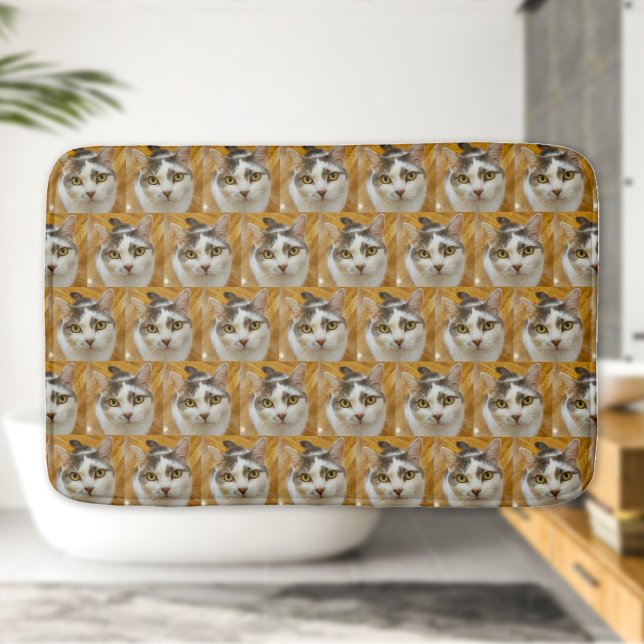 Custom Pet or Family Photo Personalized Bath Mat (Creator Uploaded)