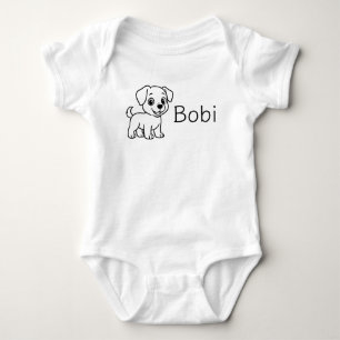 Custom Pet Photo and Name Kids T Shirts, Personali Baby Bodysuit