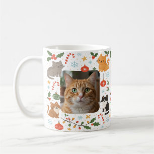 Custom Pet Photo Christmas Mug Gift for Pet Lovers