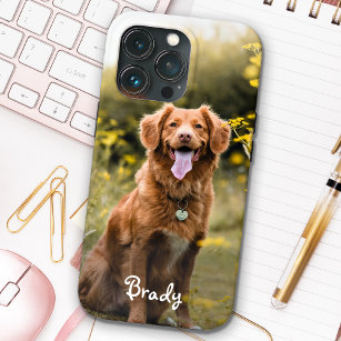 Custom Pet Photo Dog Cat iPhone 12 Case