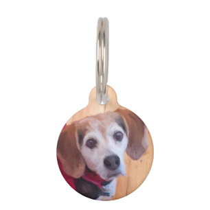 Custom Pet Photo Dog Cat Cute Tag