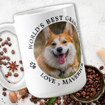 Custom Pet Photo Dog Personalized Grandpa Coffee Mug<br><div class="desc">World's Best Dog Grandpa ... Surprise your favourite Dog Grandpa this Father's Day , Christmas or his birthday with this super cute custom pet photo mug. Customize this dog grandpa mug with your dog's favourite photos, and name. Double sided - you can different photos on each side or the same,...</div>